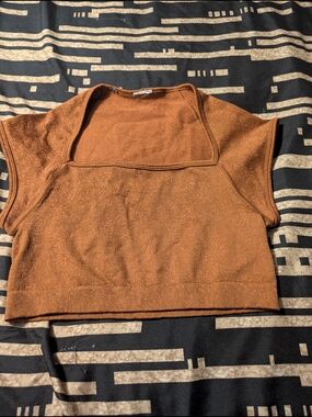 Gymshark Rust Brown Crop Top
